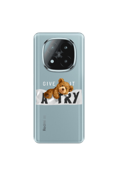 Other Xiaomi Redmi Note 14 Pro + 5g Give me Transparent Silicone TPU Θήκη