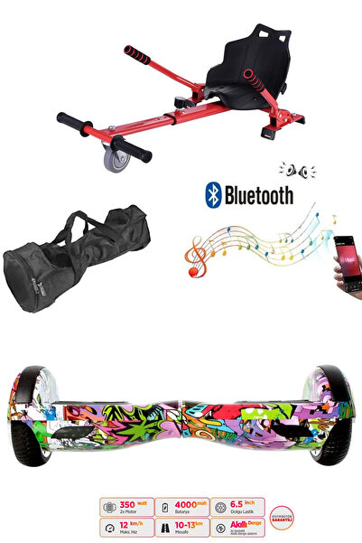 CityMate Elektrikli Kaykay Scooter Hoverboard Akıllı Denge 6.5 Inch + Hover K...