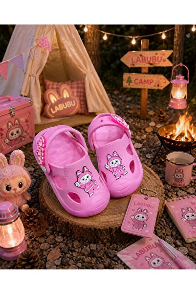 erfleks Labubu Girls' Slippers Ultra Comfortable - Flexible - Lightweight