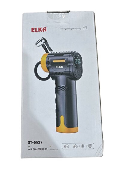 ELKA Şarjlı Taşınabilir Hava Kompresörü 150 PSI Dijital Lastik Şişirme Pompas...