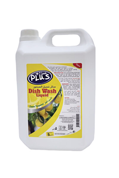 Plus Dish wash Liquid Lemon 5 ltr x 4