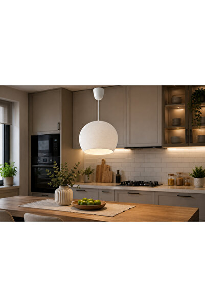 PLUS LIGHT Avize Modern Dokulu, Pinterest Tarzı Tekli Sarkıt Avize