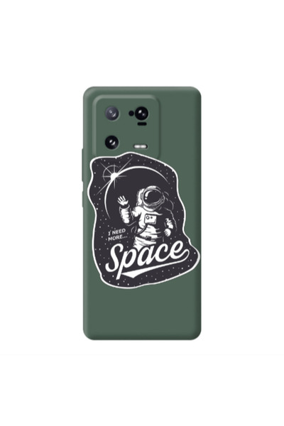 Other Xiaomi 13 Pro I need more spacee Dark Green Colored Silicone TPU Θήκη