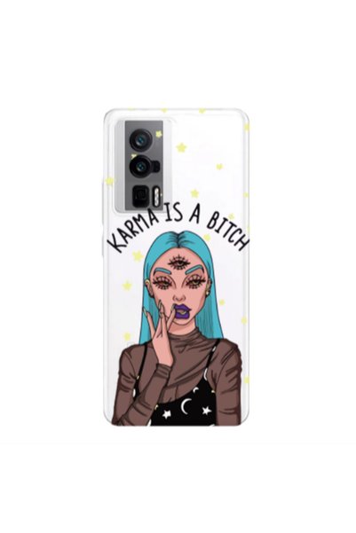Other Xiaomi Poco F5 Pro Karma is a bitch Transparent Silicone TPU Θήκη