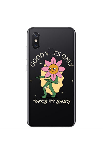 Other Xiaomi Mi 8 Good Vibes Only Transparent Silicone TPU Θήκη