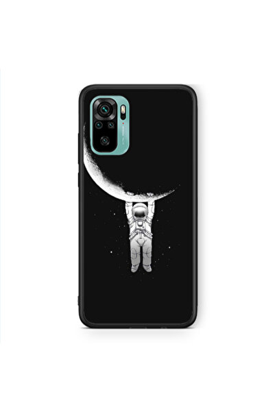Other Xiaomi Redmi Note 10 4G Swinging on the moon Black Glossy Θήκη