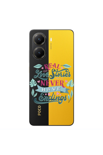 Other Xiaomi Poco X7 Pro Love Stories Transparent Silicone TPU Θήκη