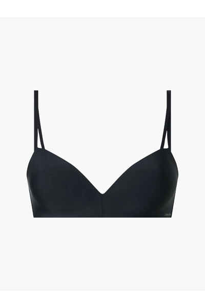 Calvin Klein Women's Stylishly Designed Black Bra with Brand Logo, Suitable f...