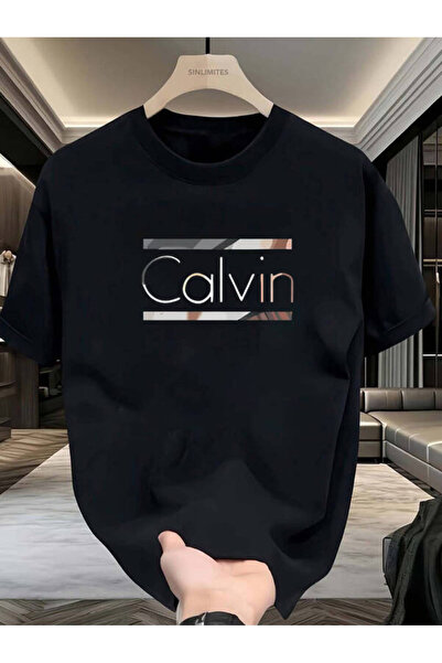 NOURAM Round Neck White T-Shirt with Logo Print for Casual Wear