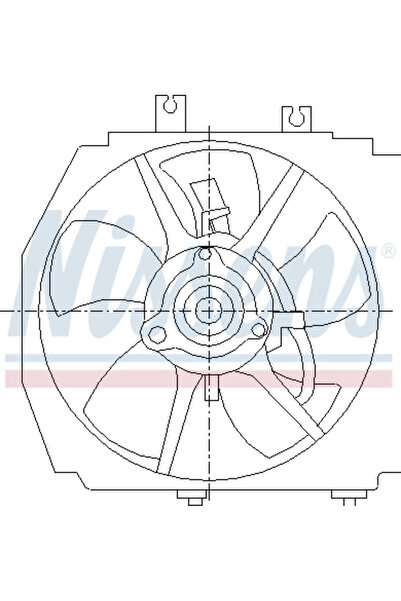 Nissens Ventilator Radiator MAZDA 323 F 6/323 S 6
