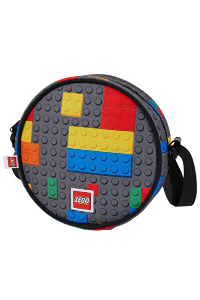 LEGO 20369-2607 Yuvarlak Çapraz Çanta - Renkli LEGO® Yapım Parçası