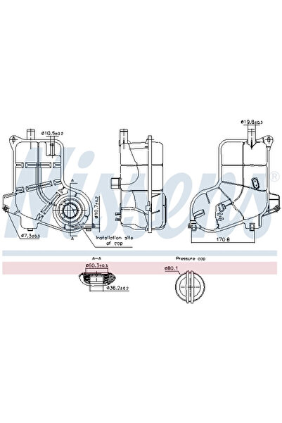 Nissens Vas de Expansiune Racire AUDI A6 C5