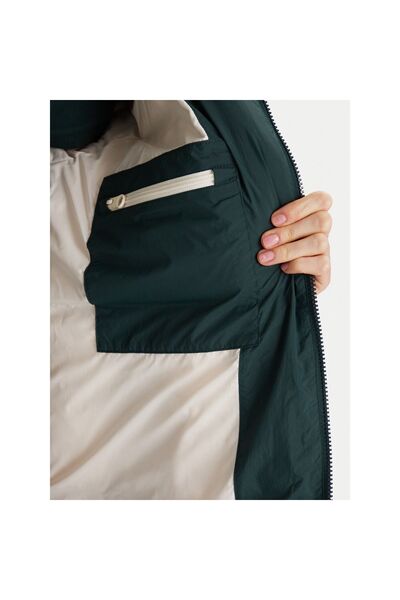 Lacoste Geacă de puf pentru femei BF9001 Verde