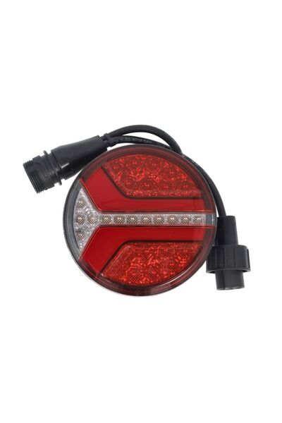Aspöck Lampa Spate Dreapta/Stanga Ecoround (led 12/24v cu Semnalizare cu Lumi...