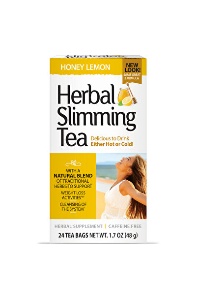 21st Century Herbal Slimming Tea-Honey Lemon 24 Bags
