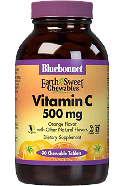 Bluebonnet Vitamin C500 Mg 90 Chewable Tablets