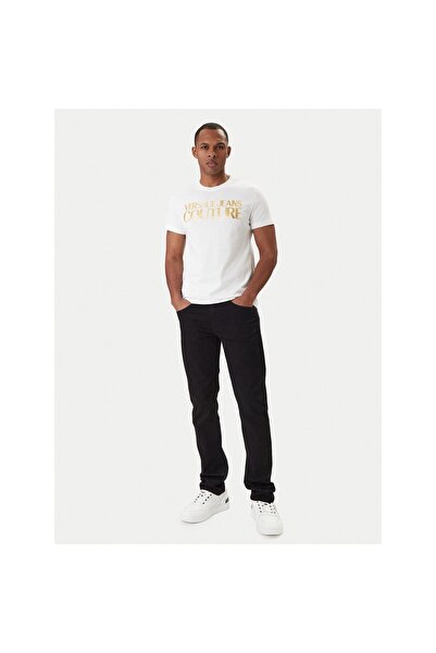 VERSACE JEANS COUTURE Tricou bărbătesc 80GAHT00 CJ00T Alb