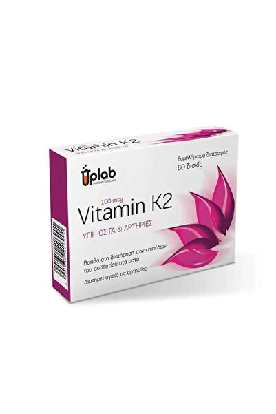 Uplab Pharmaceuticals Βιταμίνη Κ2 100mcg 60 δισκία