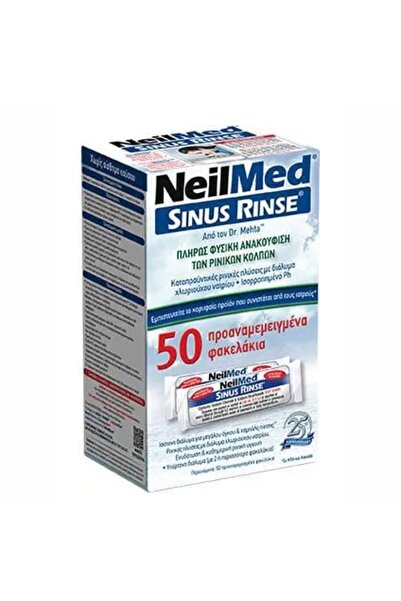 NeilMed Ρινικές Πλύσεις Ολικής Ανακούφισης 50 Προμικτυμένα Φακελάκια