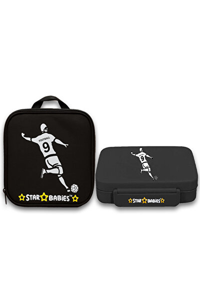 STAR BABiES - Football themed Bento Lunch Box with 4 Compartments, BPA Free, ...