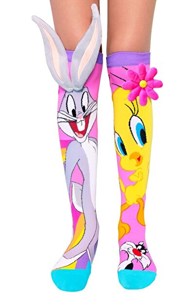 MADMIA Tweety and Bugs Bunny Novelty Socks