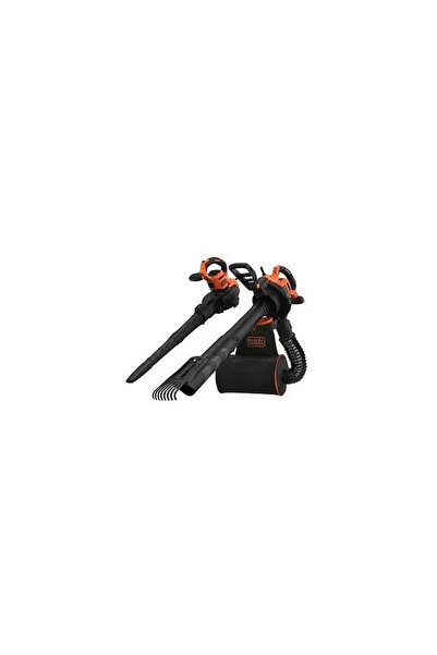 Black&Decker Black+Decker 3000W 72L Градинска духалка-прахосмукачка с шредер
