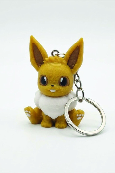 Matrak Şeyler Pokemon Eevee Keychain Figure Ornament - Cute Collectible Surpr...