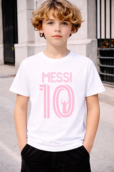 MAGORS Style-X LIONEL MESSI PRINTED CYCLING NECK KIDS AND YOUTH TSHIRT