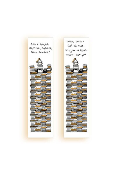 Molom Semn de carte Fort, marcator de pagina din carton, creta mat, Multicolo...