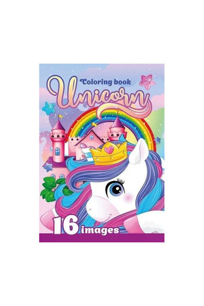OEM Carte de colorat Fresh Unicorn 16 imagini A4