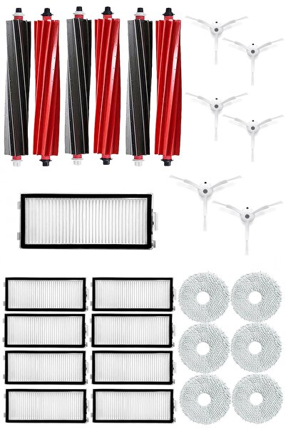 Rovexa Kit de întreținere Roborock QRevo Master compatibil, cu durată de viaț...