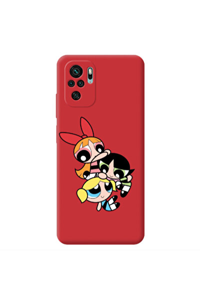 Other Xiaomi Redmi Note 10S Powerpuff Red Colored Silicone TPU Θήκη