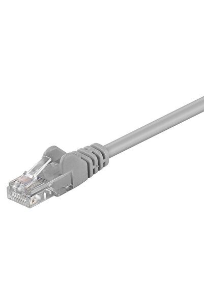 goobay καλώδιο δικτύου 68387, CAT 5e U/UTP, CCA, 7.5m, γκρι