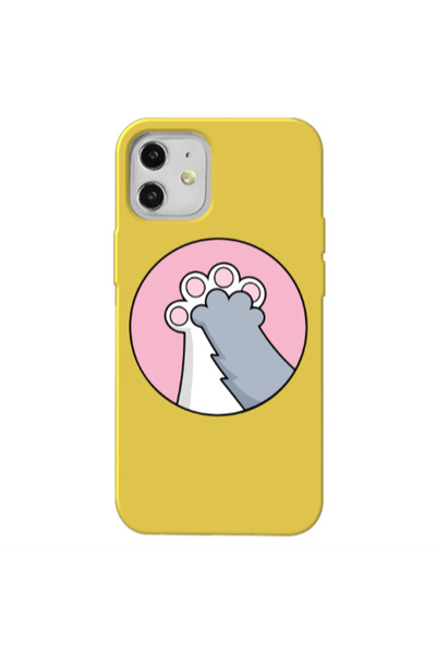 Other Apple iPhone 12 Come on Bro Yellow Colored Silicone TPU Θήκη