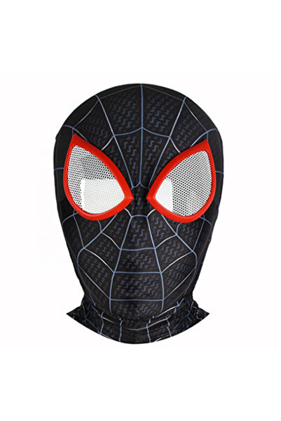 Butic Örümcek Adam Maske Cosplay Her Yaş İçin Uygun Kumaş Maske Kostüm Aksesuarı