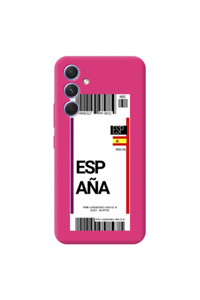Other Samsung A54 Espana Arrival Fuchsia Colored Silicone TPU Θήκη