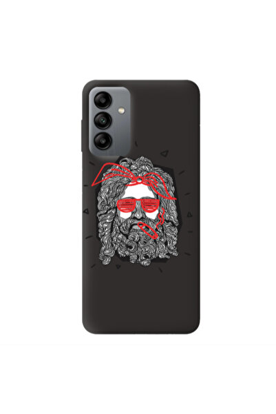 Other Samsung A04S Cool glasses Black Colored Silicone TPU Θήκη