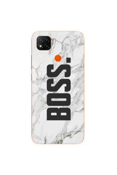Other Xiaomi Redmi 9c Marble Boss Transparent Silicone TPU Θήκη