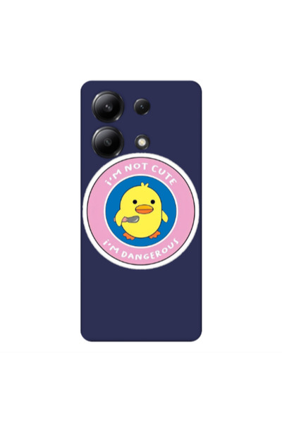 Other Xiaomi Redmi Note 13 4G I m dangerus Dark blue Colored Silicone TPU Θήκη