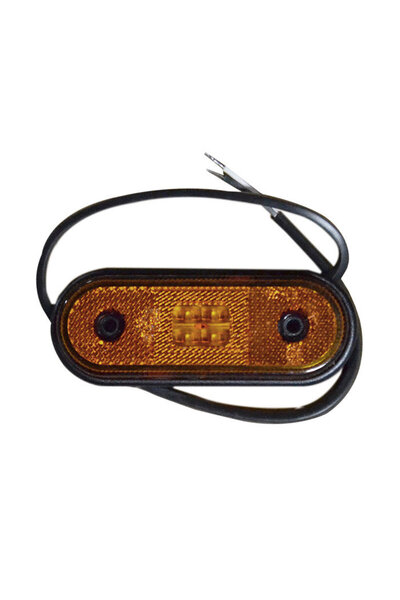Polcar Lampa gabarit auto RapidAuto 12/24V ovala orange cu leduri , 120x67mm ...