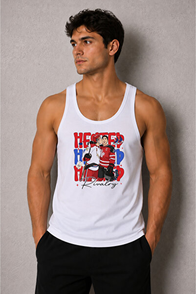 cesita Heated Rivalry Rozanov Hollender Printed Men's Gym Fitness Athlete Sin...