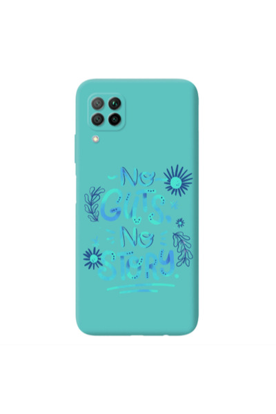 Other Huawei P40 Lite No guts no story Turquoise Colored Silicone TPU Θήκη