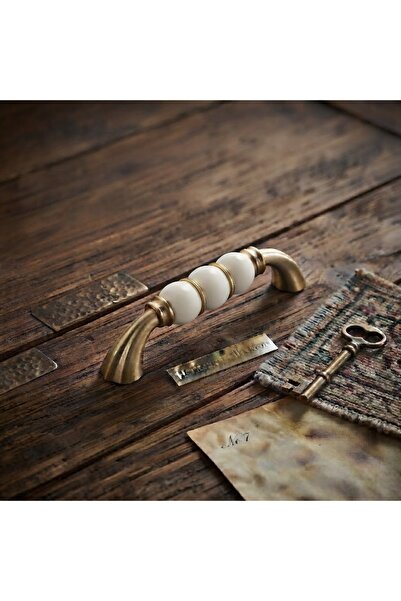 alacalı metal&mobilya aksesuarları 224 mm Gold Claw Foot White Bead Handle fo...