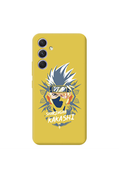 Other Samsung A55 Anime Mangoo Yellow Colored Silicone TPU Θήκη