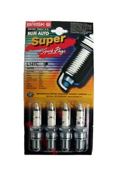 Brisk Bujie L14YC pentru Bmw Citroen Audi Ford Fiat Renault ... 4buc!