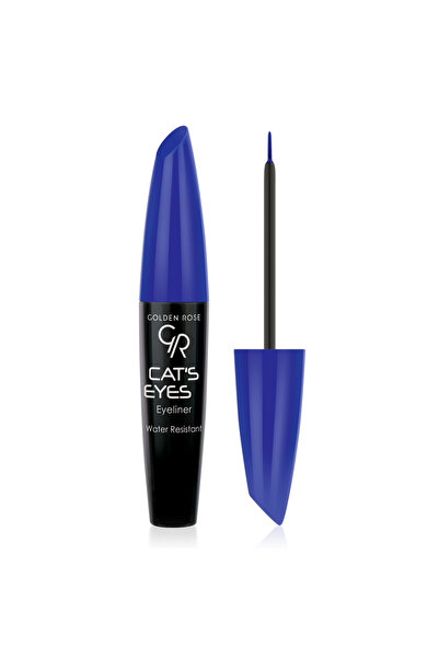 Golden Rose CATS EYES EYELINER WATER RESISTANT MATTE BLUE 6ML