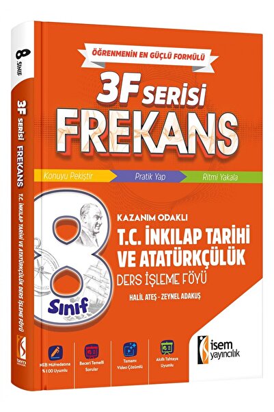 İsem Yayıncılık İSEM YAY. 8.SINIF FREKANS İNKILAP T. DERS İŞLEME FÖYÜ