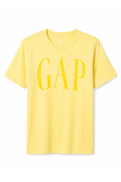 GAP Kids Gap boys' crew neck t-shirt - yellow