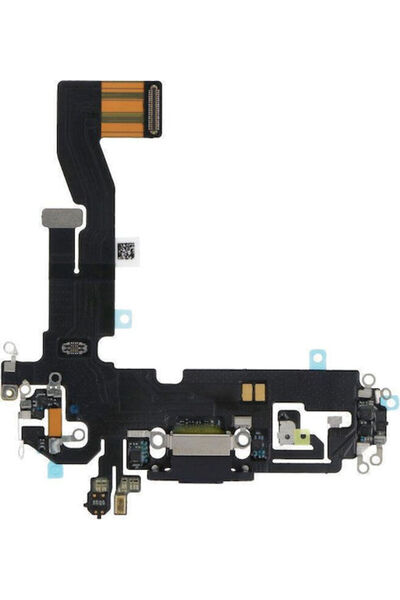 OEM Apple Iphone 12 12 Pro Καλώδιο Flex Φόρτισης με Συνδετήρα Γραφίτη