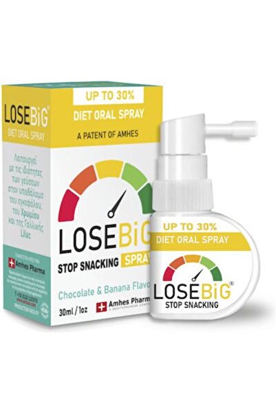 Amhes Pharma Losebig Σπρέι Συμπλήρωμα για Αδυνάτισμα 30ml Σοκολάτα Μπανάνα